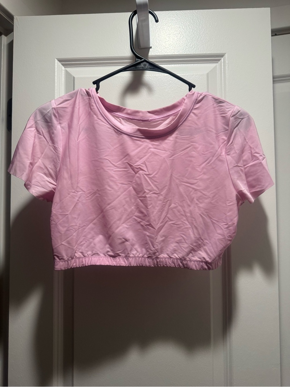 Aerie Smoothiez Women’s Pink Cropped Tee